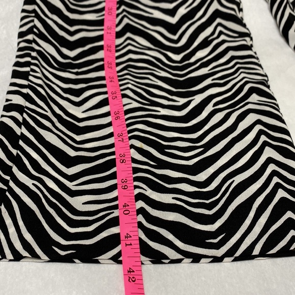 NWT:Vince Camuto Zebra Print Lightweight Wide Leg Flowy Pants - Picture 8 of 12